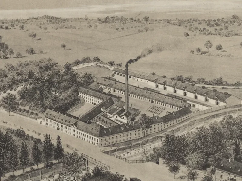 1847-Robert Raschka - H. Bergmann Sons & Co, Fabbrica di cuoio, Neubudishow